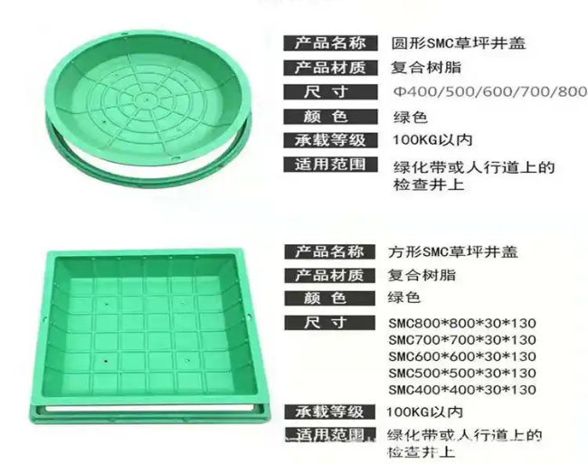 常德树脂复合种植井盖展示